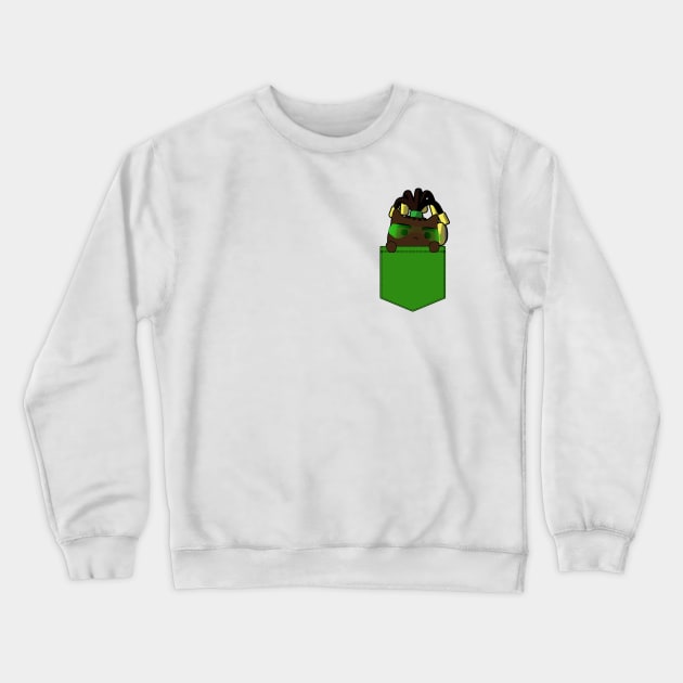 Mewcio "PocketKatsu" - Katsuwatch Crewneck Sweatshirt by dillongoo